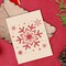 Large Snowflake Christmas Stencils for Crafts Reusable(Set of 5 Snowflakes)12"L x 8"W